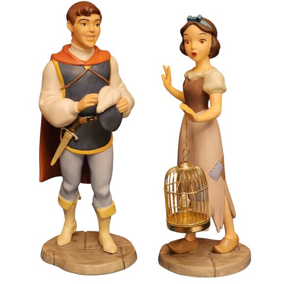 WDCC Walt Disney Classics Snow White Prince I'm Wishing for the One I Love Box - Picture 3 of 16